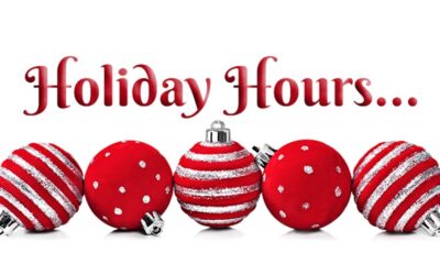 Holiday Hours