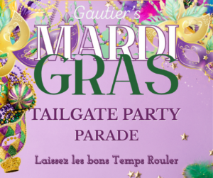 Gautier Mardi Gras Tailgate Party 4pm Parade 7pm - til